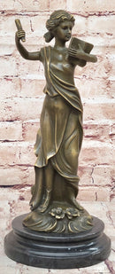 Athena Greek Goddess Bronze Sculpture by Milo