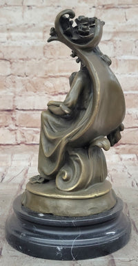 Signed Milo Mother Holding Baby Boy Maternity Bronze Sculpture