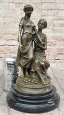 Bronze Sculpture of Two Sisters - Signed Milo