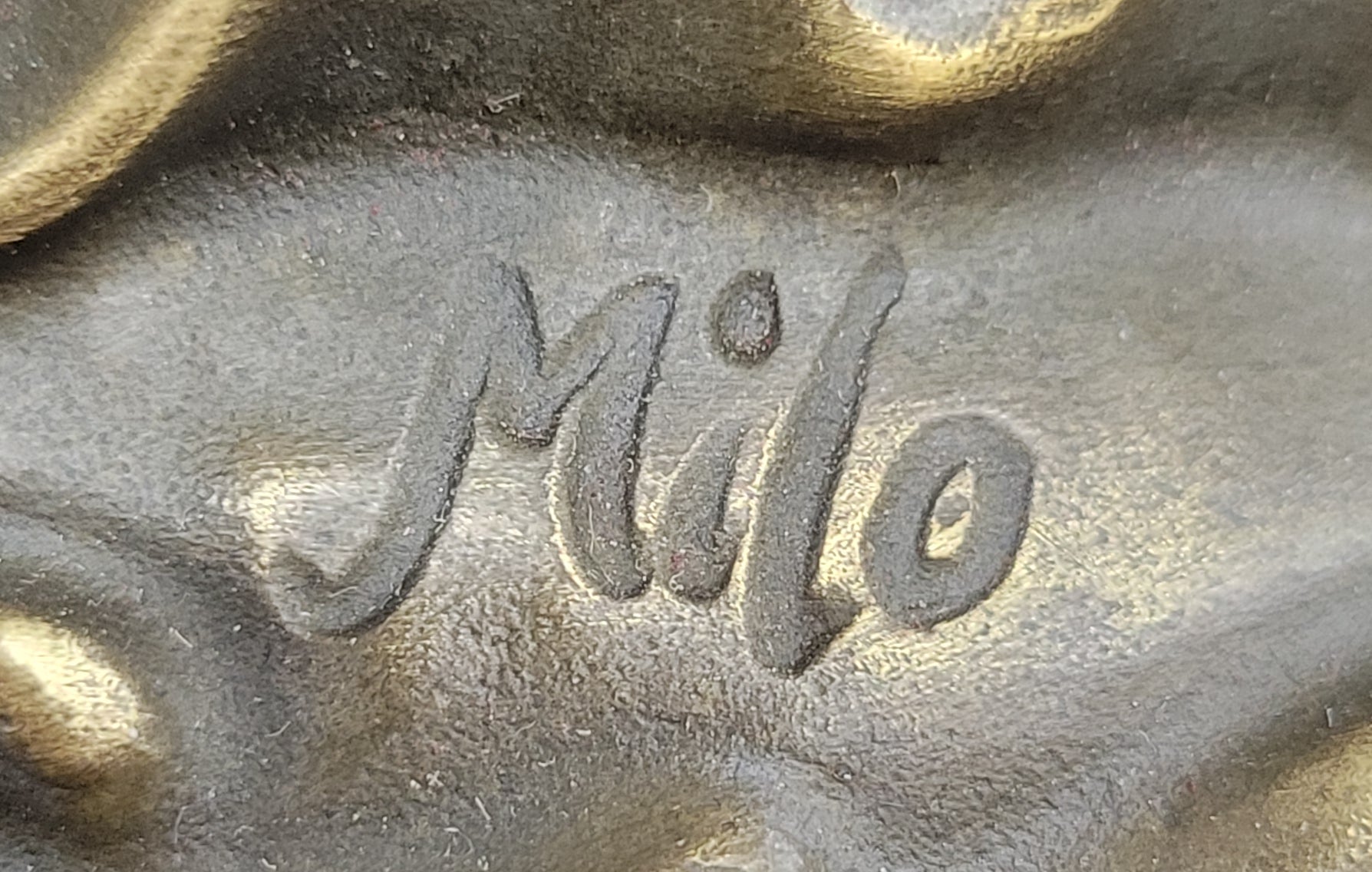 Young Woman Holding Basket of Flowers - Milo Art Deco Bronze