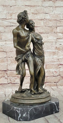 Art Nouveau Couple Romance Bronze Sculpture by Milo