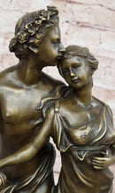 Art Nouveau Couple Romance Bronze Sculpture by Milo
