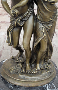 Art Nouveau Couple Romance Bronze Sculpture by Milo