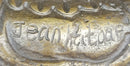 Bronze Sculpture of Young Girl with Basket and Lamb