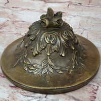 Louis XVI Hot Cast Bronze Urn Antique Style on Marble Base