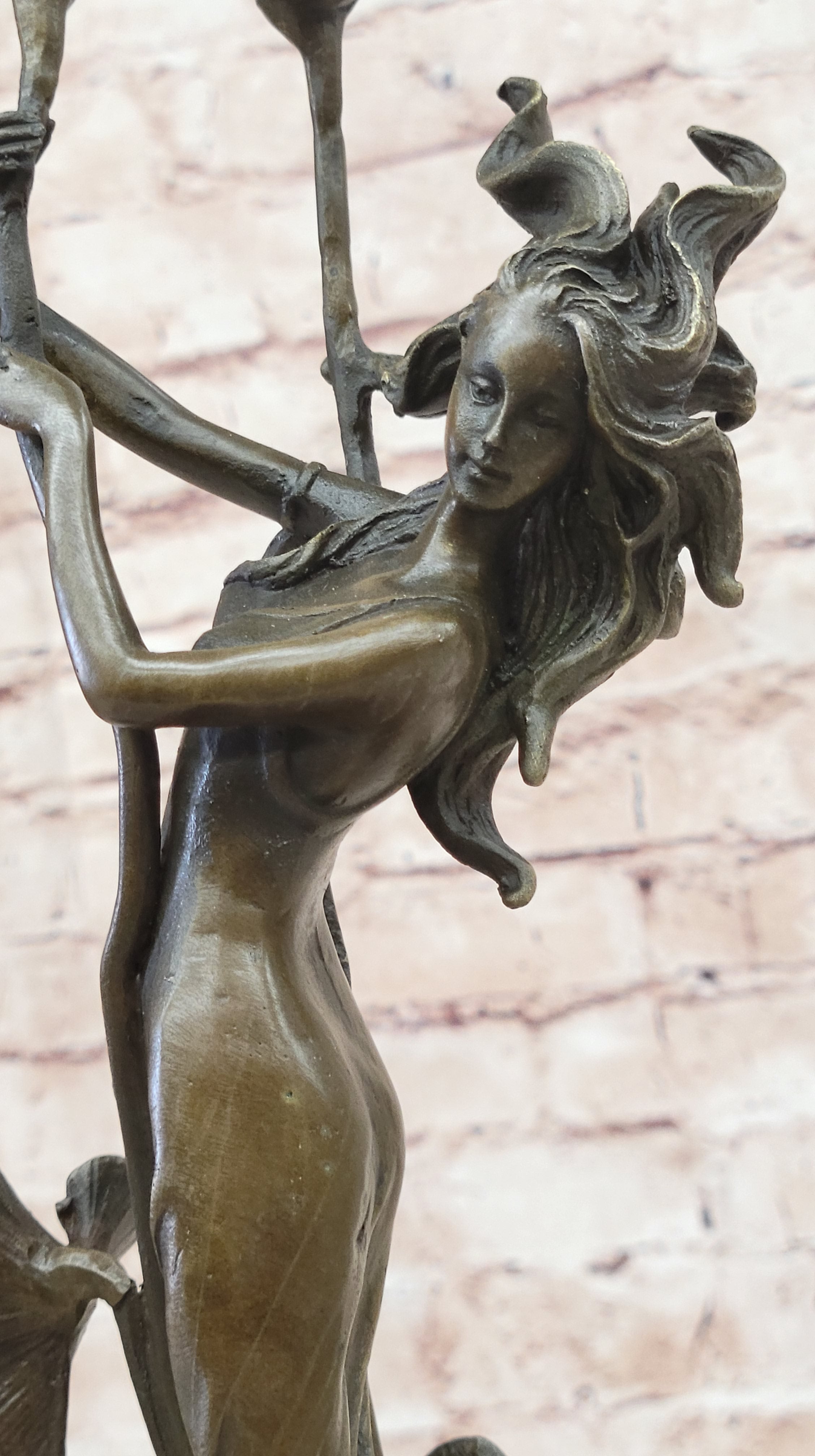 Art Deco Goddess of Beauty Bronze Sculpture Hot Cast SALE