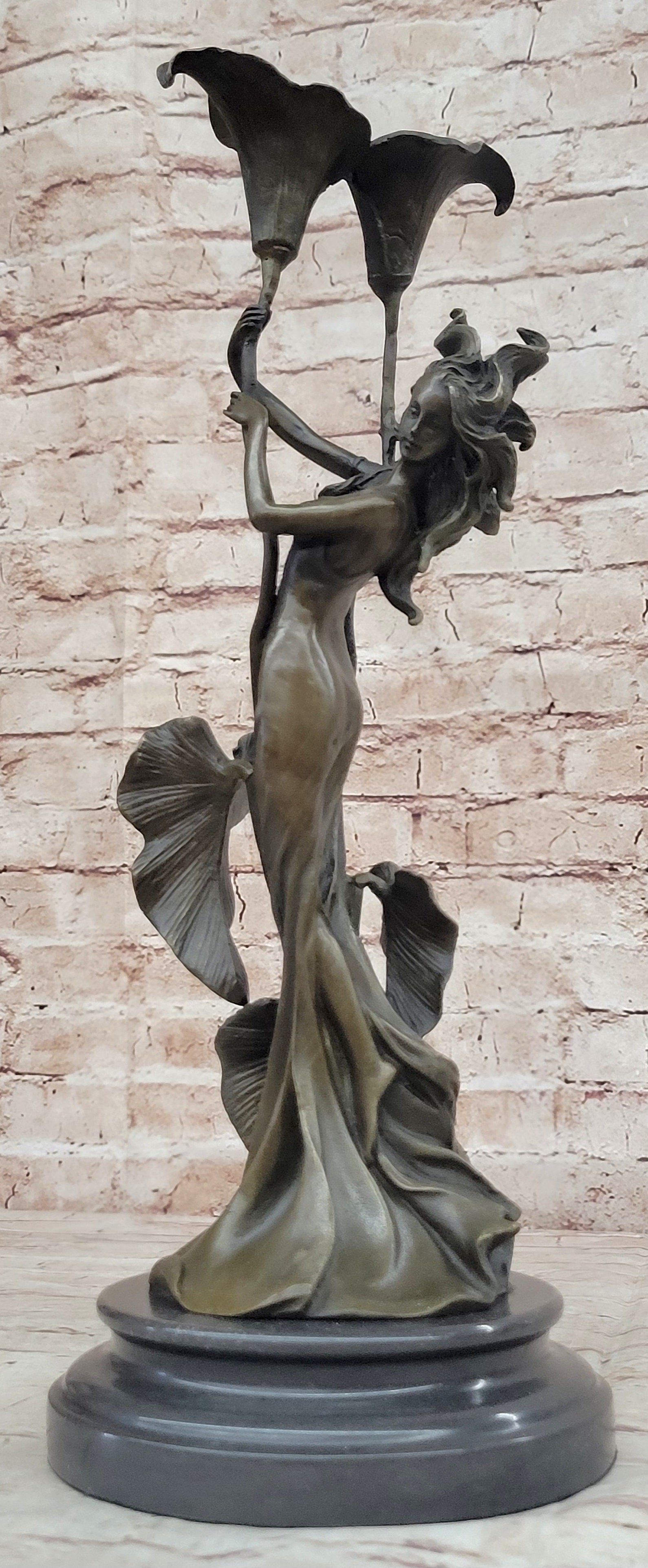 Art Deco Goddess of Beauty Bronze Sculpture Hot Cast SALE