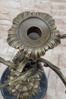 Hot Cast Bronze Victorian Candelabra Candle Holder by Milo