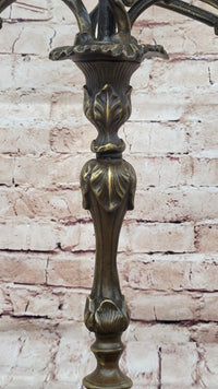Hot Cast Bronze Victorian Candelabra Candle Holder by Milo