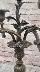 Hot Cast Bronze Victorian Candelabra Candle Holder by Milo