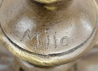 Hot Cast Bronze Victorian Candelabra Candle Holder by Milo