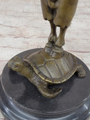 Baby Satyr Bronze Candelabra by Aldo Vitaleh