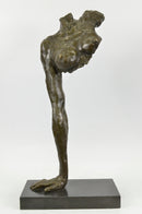 Abstract Nude Female Form: Contemporary Bronze Sculpture of Strength and Grace