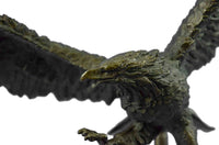 Flying High American Eagle Bronze Sculpture by Milo
