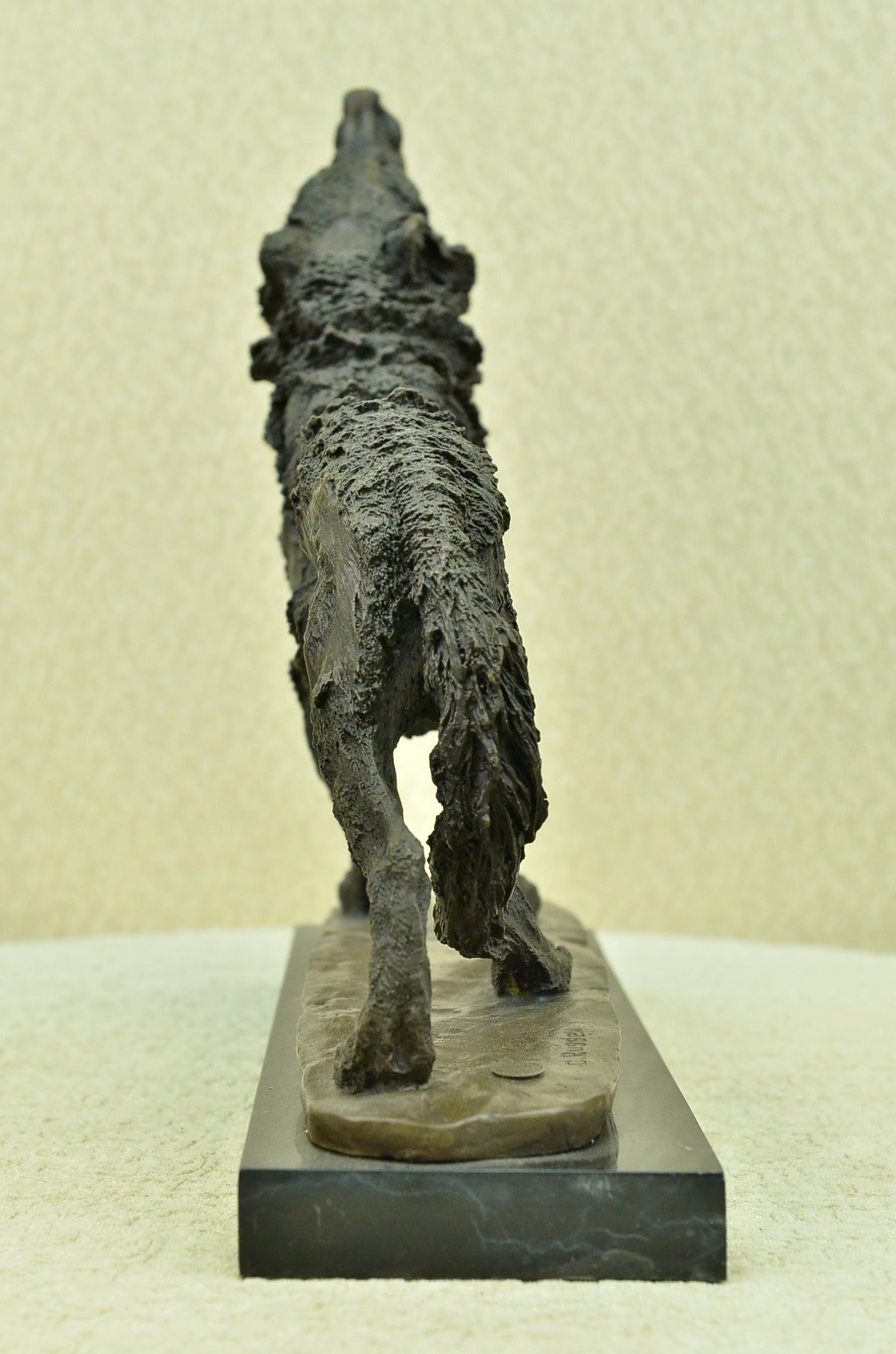 Hot Cast Werewolf Wolf Bronze Sculpture Art Deco Large