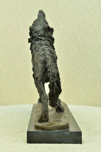 Hot Cast Werewolf Wolf Bronze Sculpture Art Deco Large