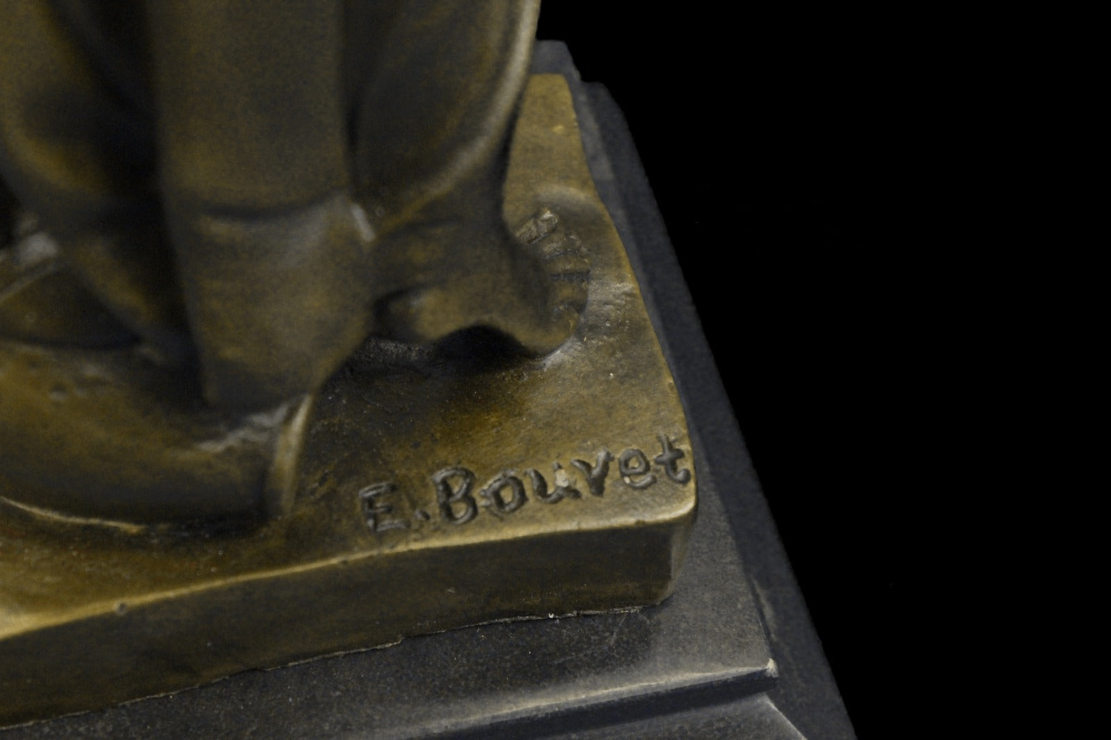 Greek Goddess Bronze Sculpture Marble Base Art Deco
