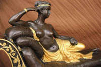 SIGNED CANOVA NUDE NAPOLEON`S SISTER BRONZE SCULPTURE STATUE FIGURE FIGURINE ART