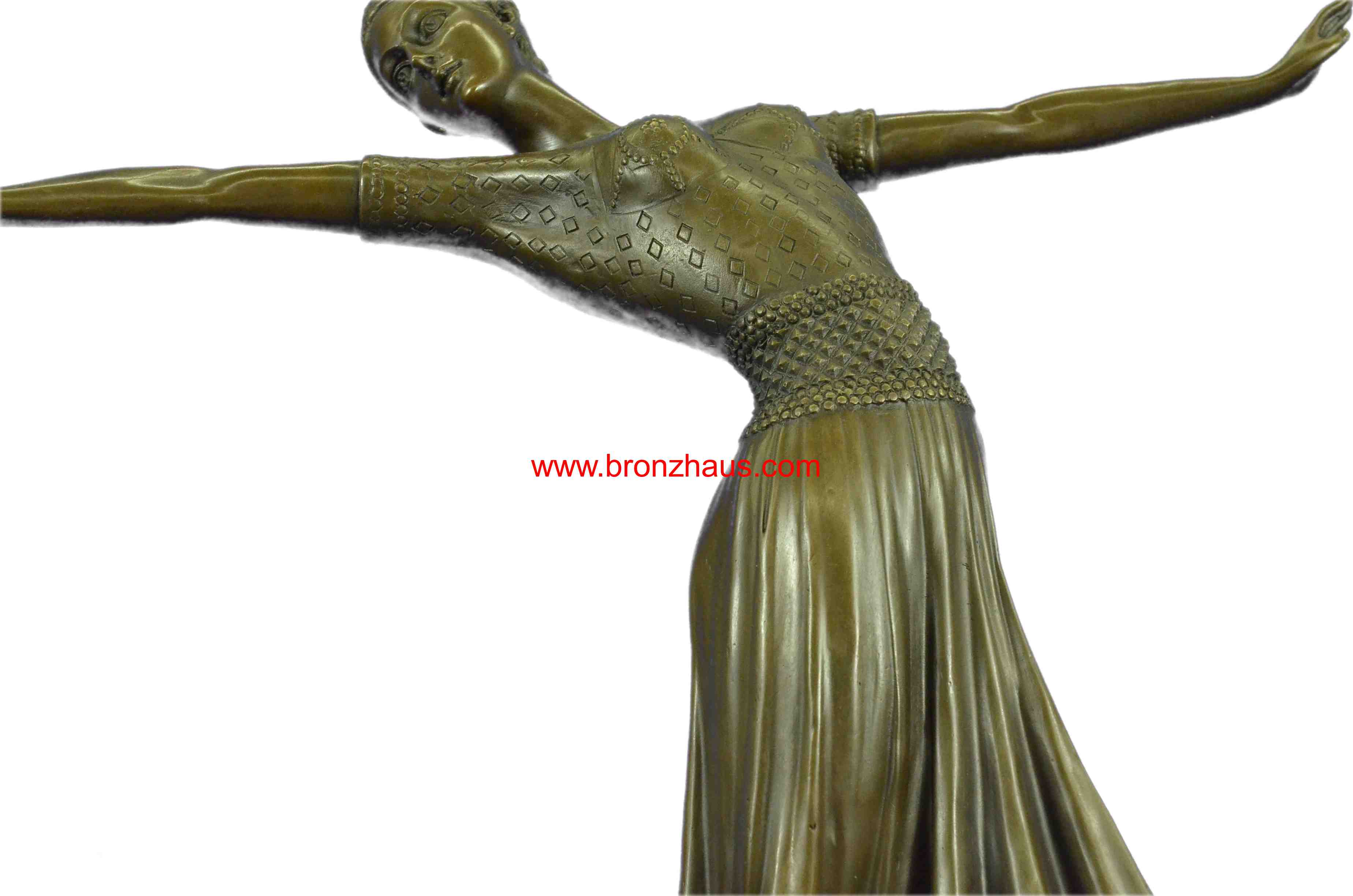 SIGNED BRONZE ART NOUVEAU DECO CHIPARUS STATUE FIGURINE SCULPTURE ART FIGURE
