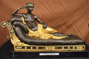 SIGNED CANOVA NUDE NAPOLEON`S SISTER BRONZE SCULPTURE STATUE FIGURE FIGURINE ART
