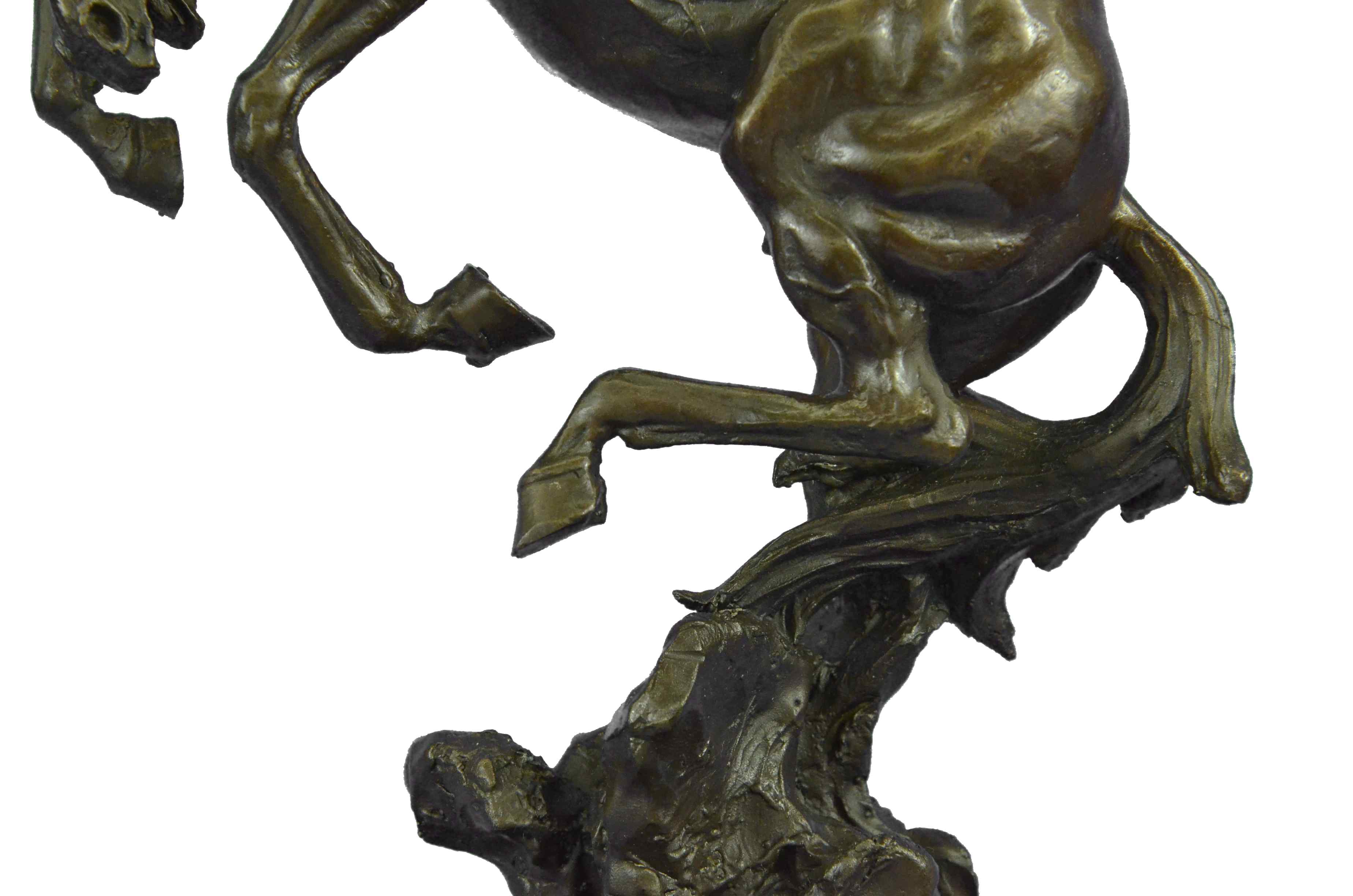 Art Deco Hot Cast Arabian Racing Horse Bronze Sculpture