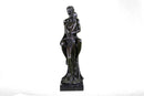 Superb HotCast Nude Couple Male Female Bonze Sculpture Marble Base Figure Statue