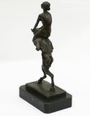 Bergman Piggy Rider Satyr and Nude Woman Bronze Sculpture Figure