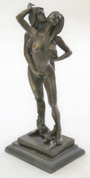 Mavchi Sweet Nothing Erotic Lesbian Lovers Art Bronze Sculpture