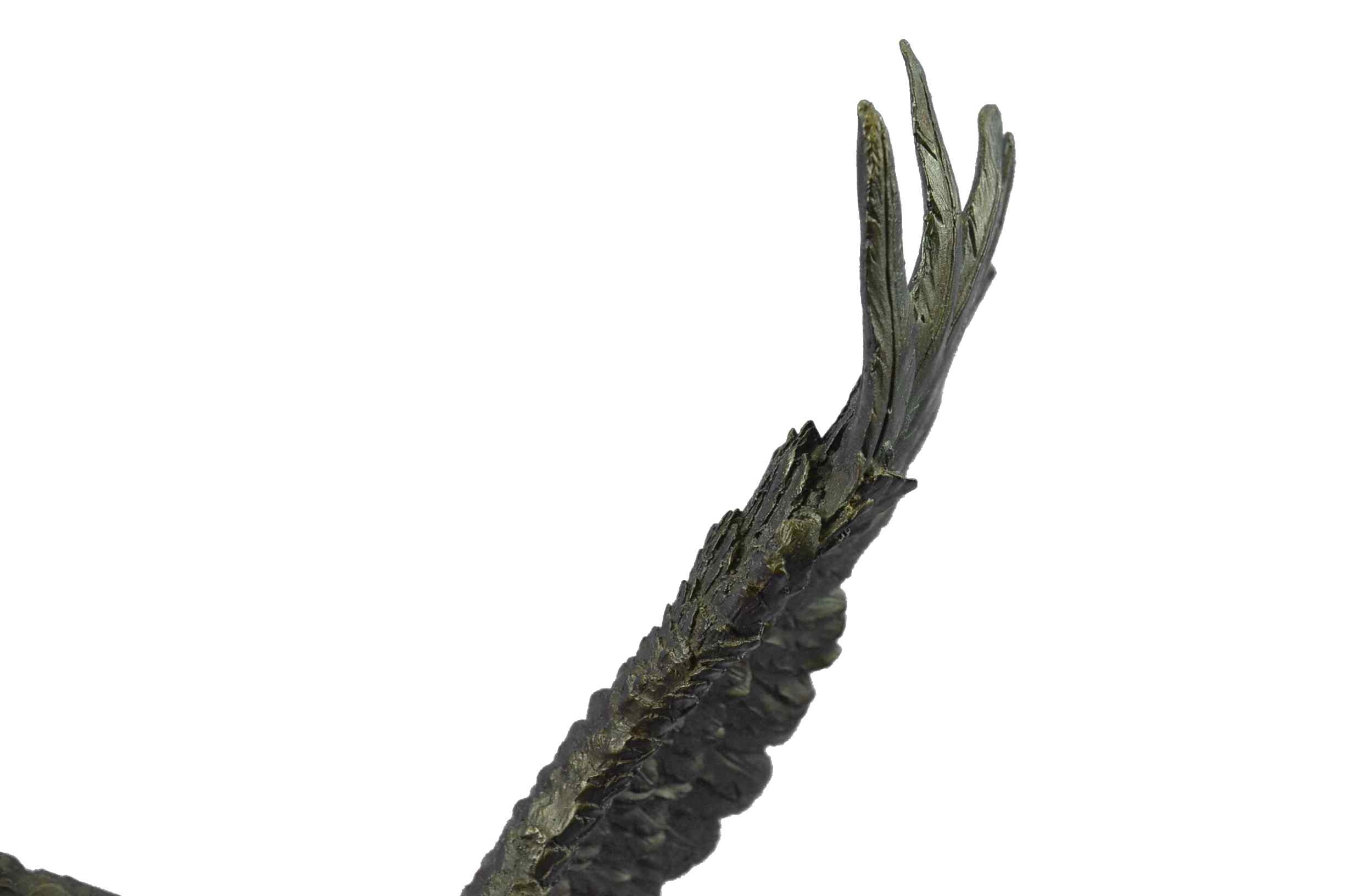 Flying High American Eagle Bronze Sculpture by Milo