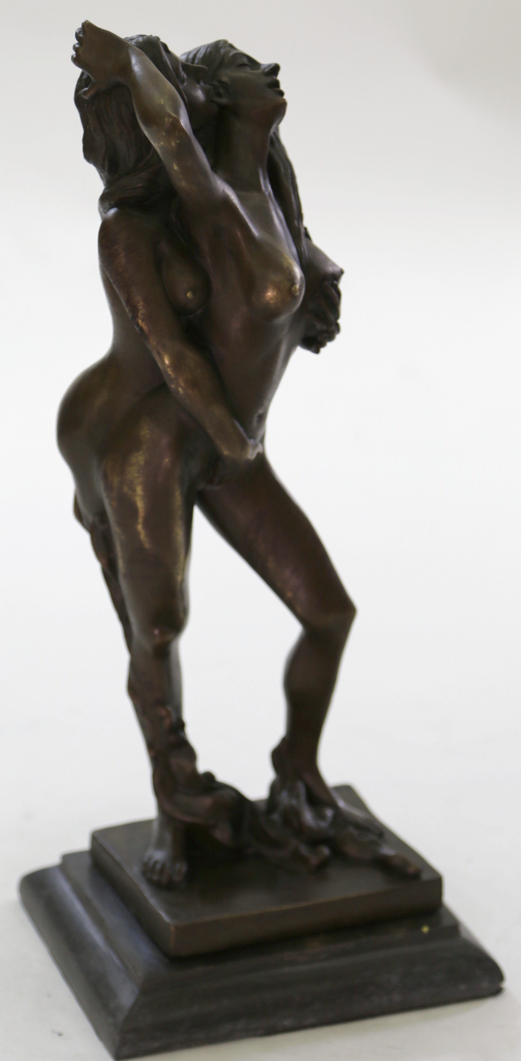 Mavchi Sweet Nothing Erotic Lesbian Lovers Art Bronze Sculpture