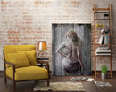 Sexy Woman 3D Wall Art Cutout on Wood Canvas Hanging Painting