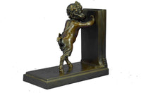 Hot Cast Bookends Signed Original Masterpiece