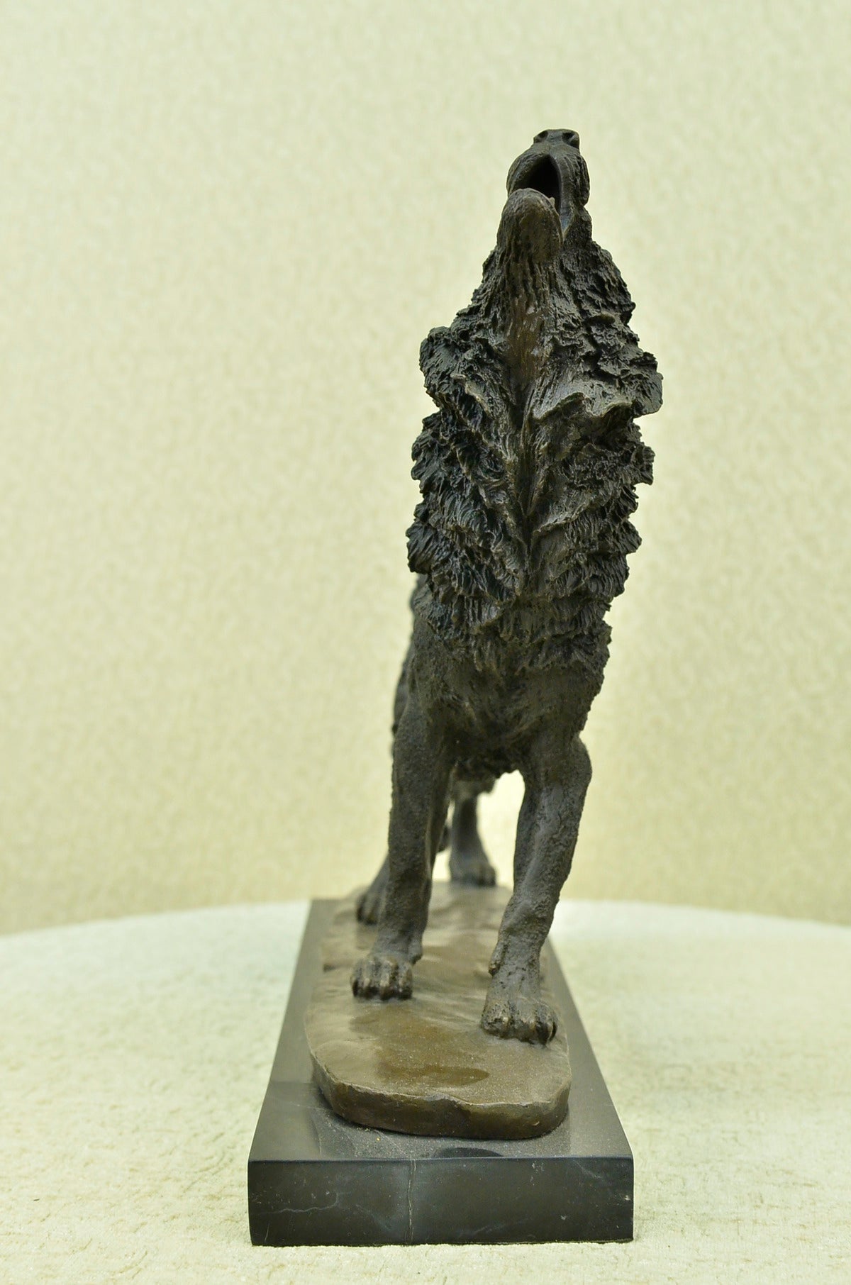 Hot Cast Werewolf Wolf Bronze Sculpture Art Deco Large