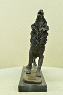 Hot Cast Werewolf Wolf Bronze Sculpture Art Deco Large