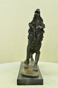 Hot Cast Werewolf Wolf Bronze Sculpture Art Deco Large
