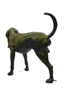 Life Size Bloodhound Dog Bronze Sculpture