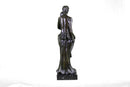 Superb HotCast Nude Couple Male Female Bonze Sculpture Marble Base Figure Statue