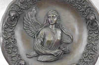 Signed Guardian Angel by Valli Bronze Wall Mount