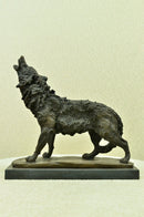 Hot Cast Werewolf Wolf Bronze Sculpture Art Deco Large