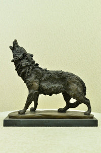 Hot Cast Werewolf Wolf Bronze Sculpture Art Deco Large
