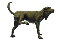 Life Size Bloodhound Dog Bronze Sculpture