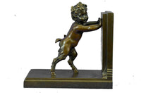 Hot Cast Bookends Signed Original Masterpiece