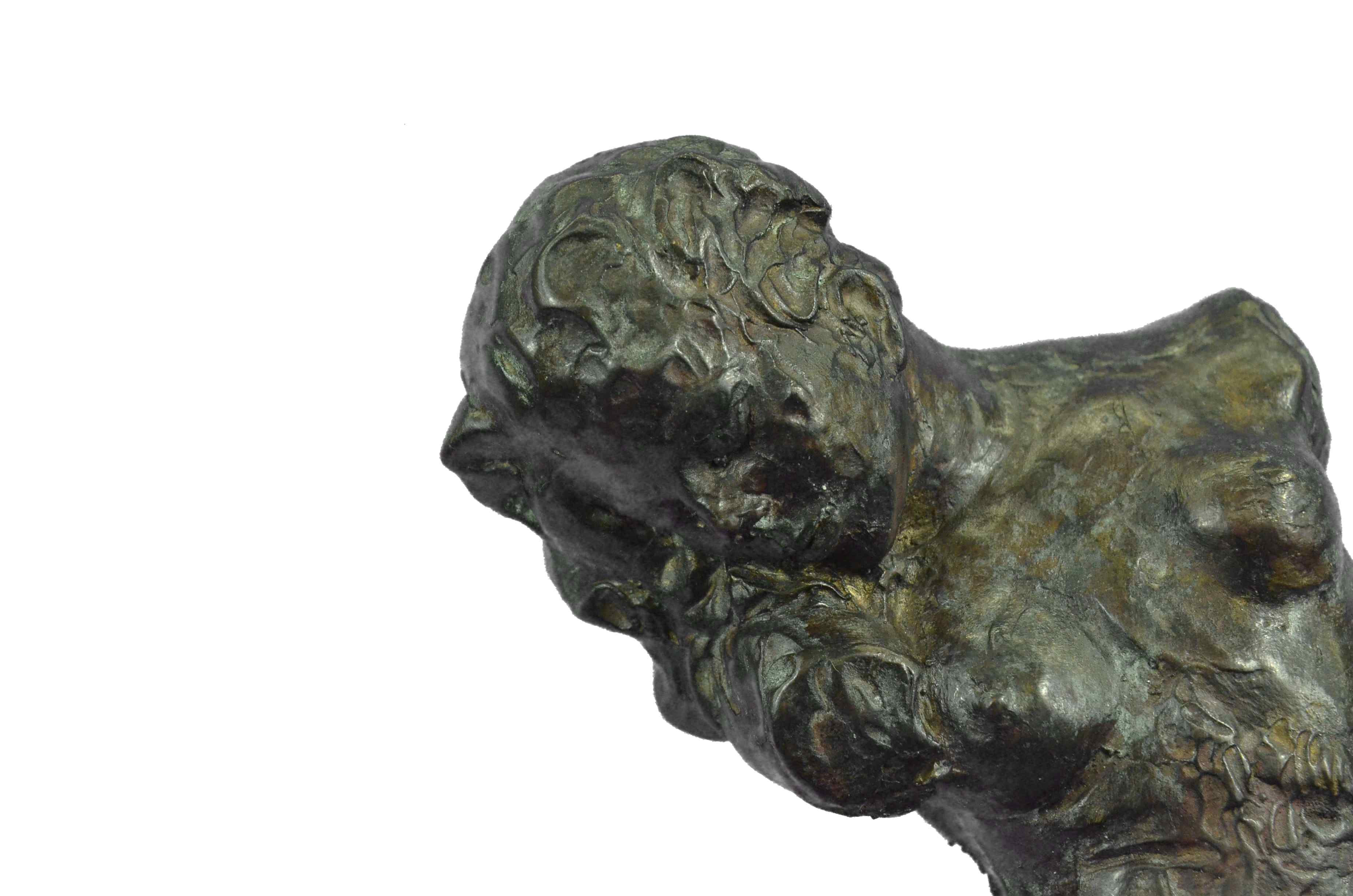 Abstract Modern Art Nude Female Torso by Famous French Artist Rodin