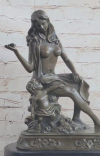French Bronze Mother and Child by Gautherin - Clotilde de Surville