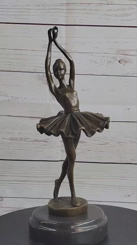 Abstract Ballerina Lost Wax By Milo Art Bronze Sculpture