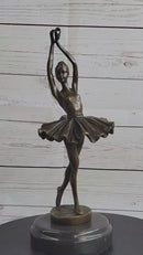 Abstract Ballerina Lost Wax By Milo Art Bronze Sculpture