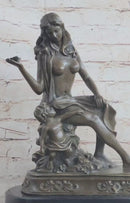 French Bronze Mother and Child by Gautherin - Clotilde de Surville