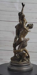 Abduction of the Sabine Women by Giambologna Nude Bronze Sculpture Statue Greek Mythology