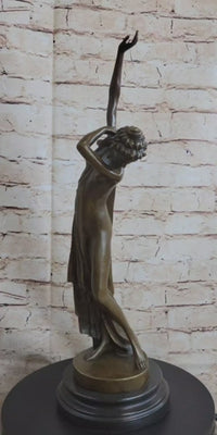 100% Solid Nude Roman Dancer Entertainer Sculpture