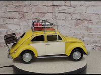 1934 Yellow VW Beetle Classic 1:12 Scale Model Car